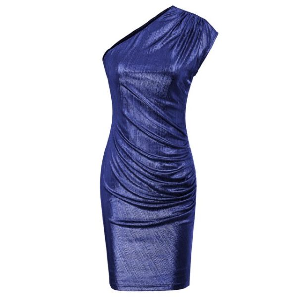 One-Shoulder Dress – Hips‑Wrapped with Anti‑Slip Silicon - Image 4