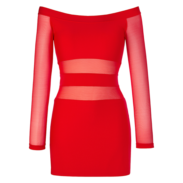Sexy red dress Axami Party – Microfiber Tulle Design - Image 3