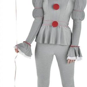Pennywise Woman Costume, IT Chapter Two ( Adult Large 10-12)